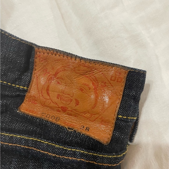 🔥 Painted Evisu Donna Multipocket Jeans 🔥 - Picture 5 of 7